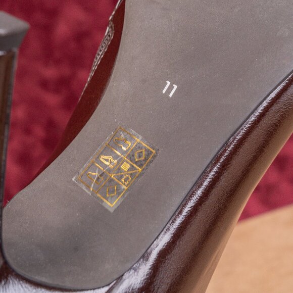 Jeffrey Campbell Women Darling Fashion Party Pointy Brown Faux Leather Boots 11 - Picture 9 of 9